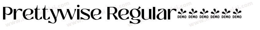 Prettywise Regular字体转换